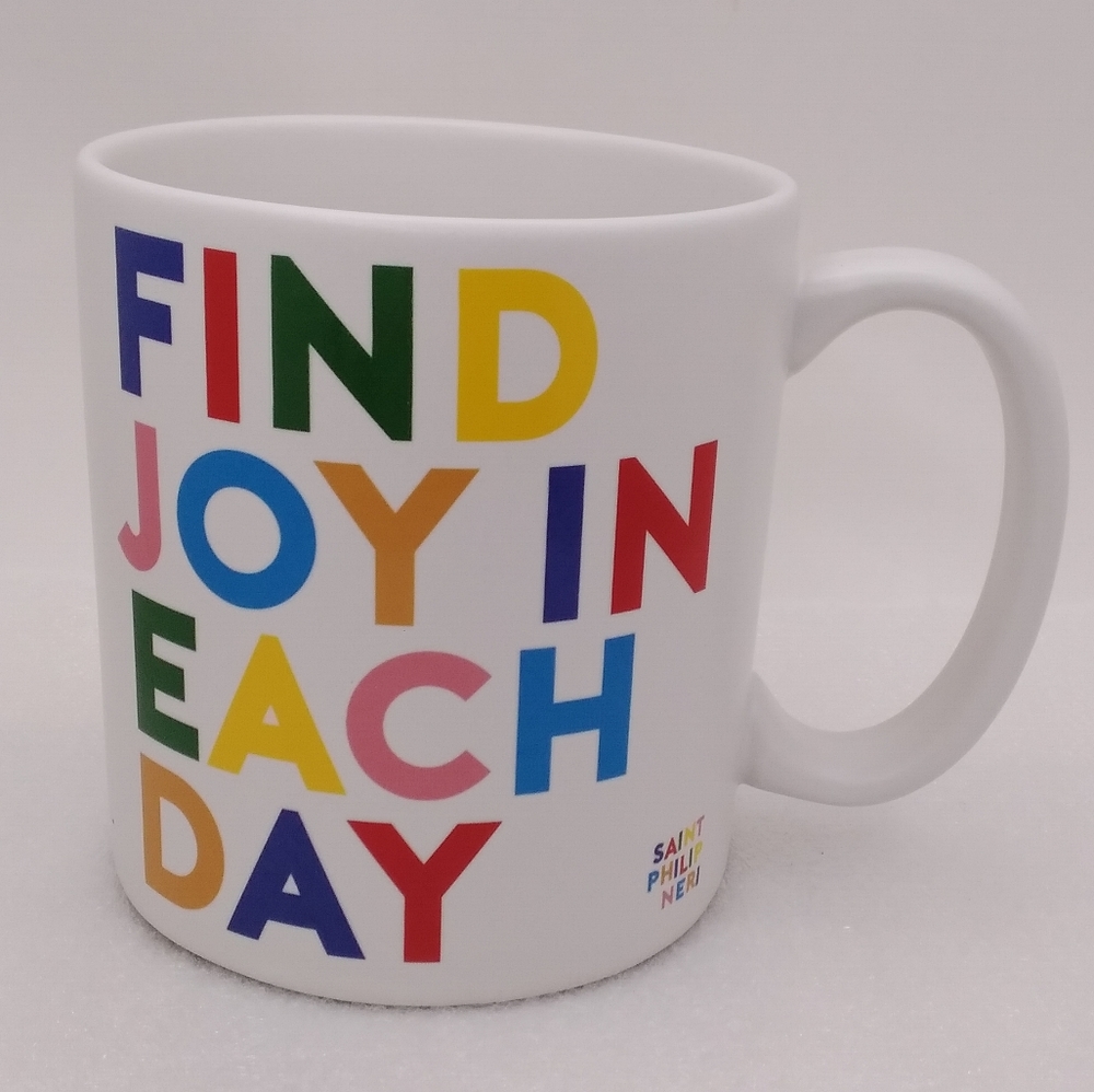 Quotable Mugs "Find Joy..." MUG Saint Philip Neri 14 oz Cup - Picture 9 of 9